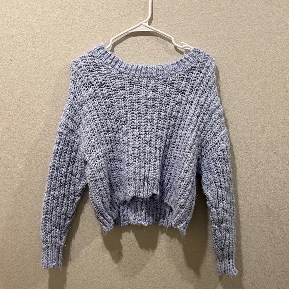 Forever 21 Gray-Blue Knit Sweater